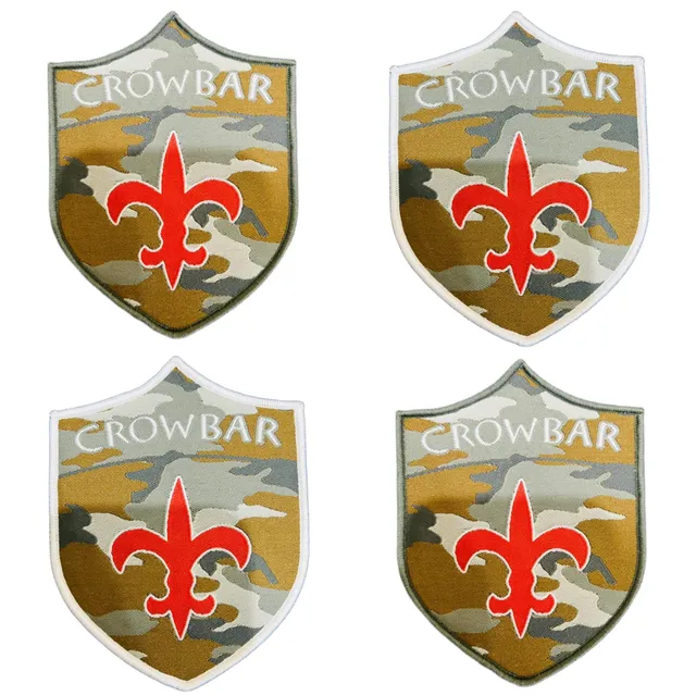 crowbar-fleur-de-lis-patch-tiss-marron-camo image 1