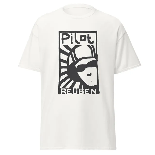 big-scary-monsters-reuben-pilot-t-shirt-coton-noir-rock image 1