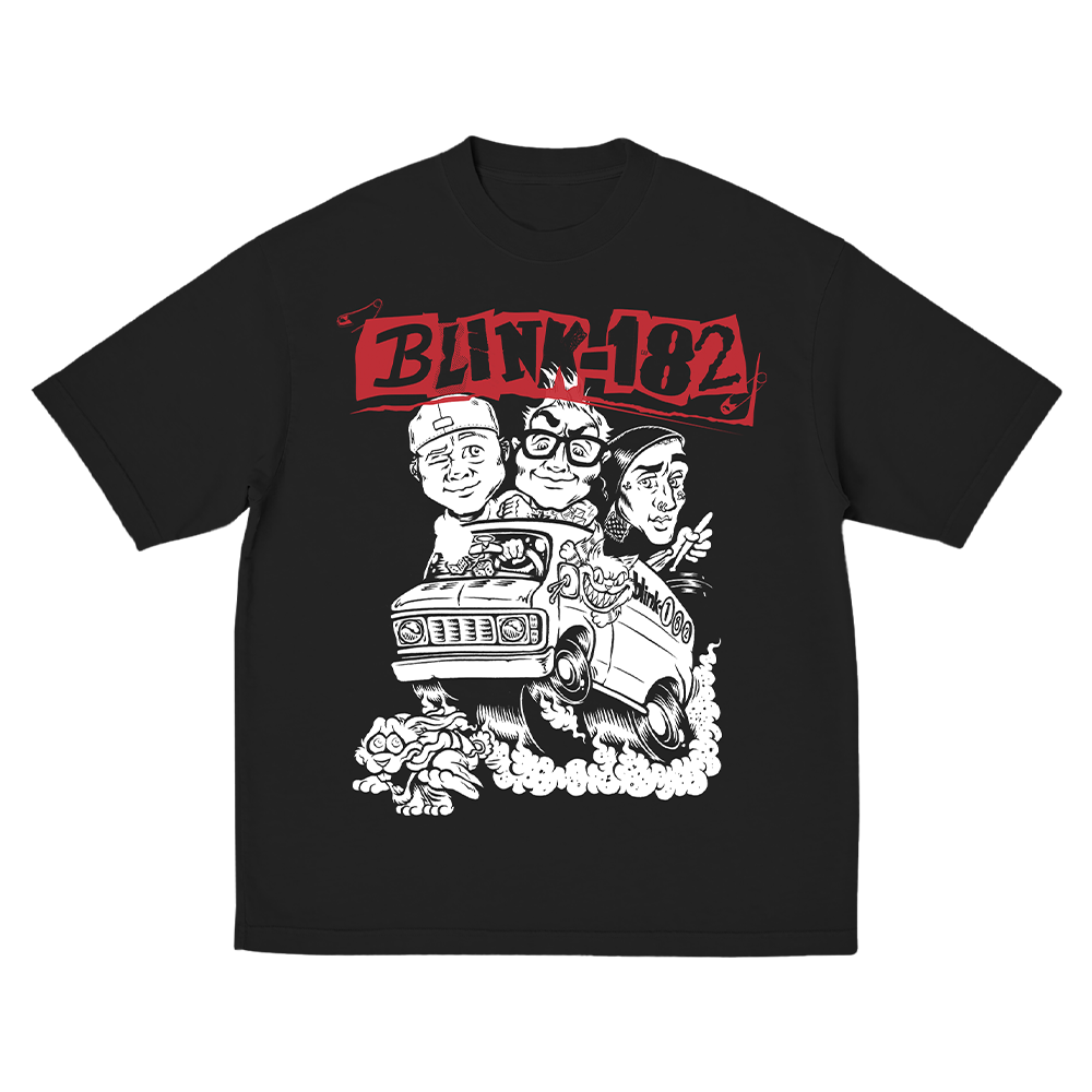 blink-182-characters-2025-tour-tee-tee-shirt-noir image 1