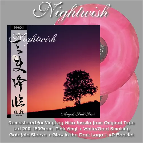 nightwish-angels-fall-first-double-vinyle-rose-2lp-dition-limit-e image 1