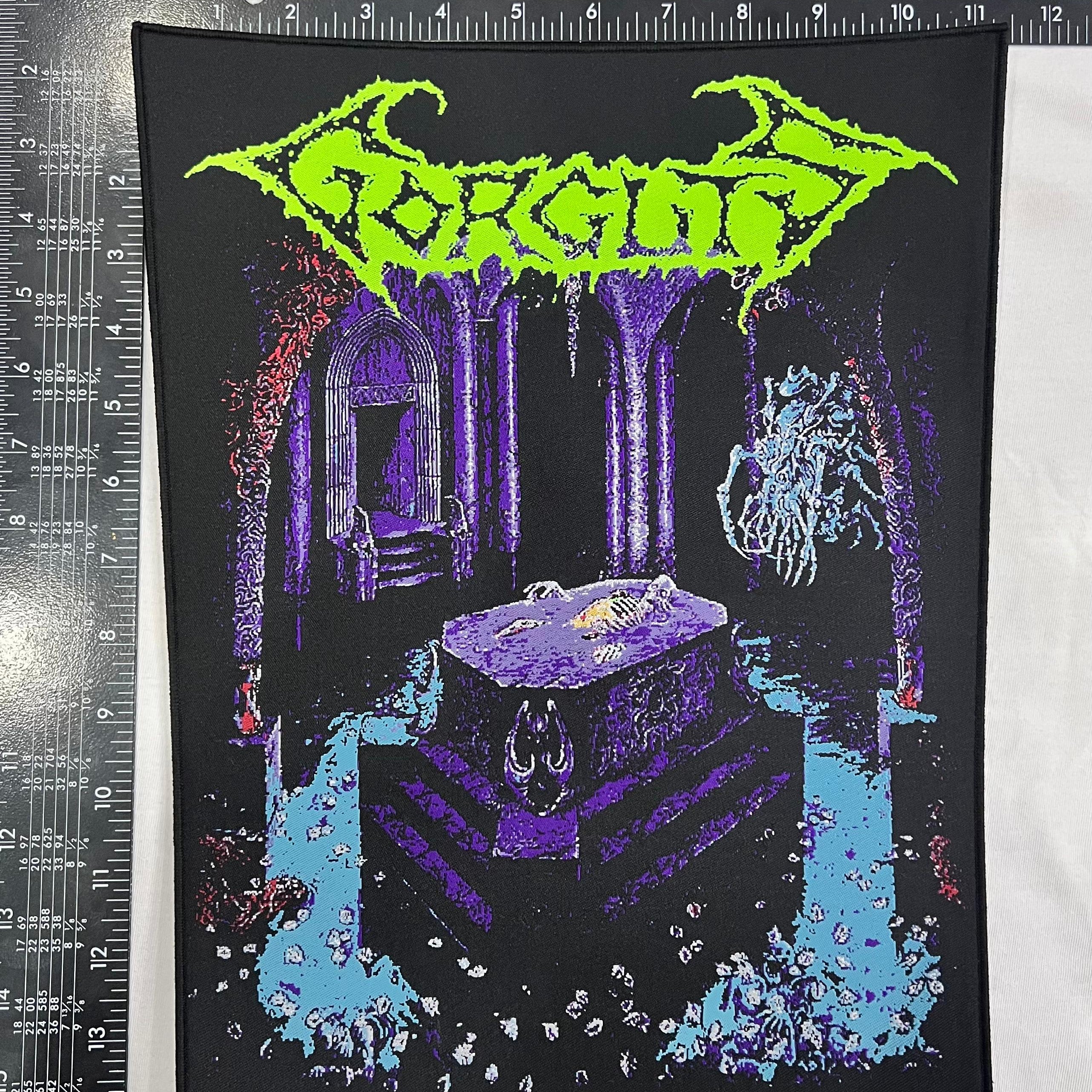 gorguts-considered-dead-backpatch-tiss-dos-bord-noir image 3