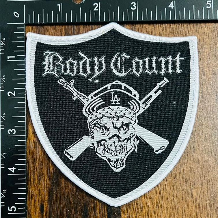 body-count-badge-patch-tiss-bordure-noire image 5