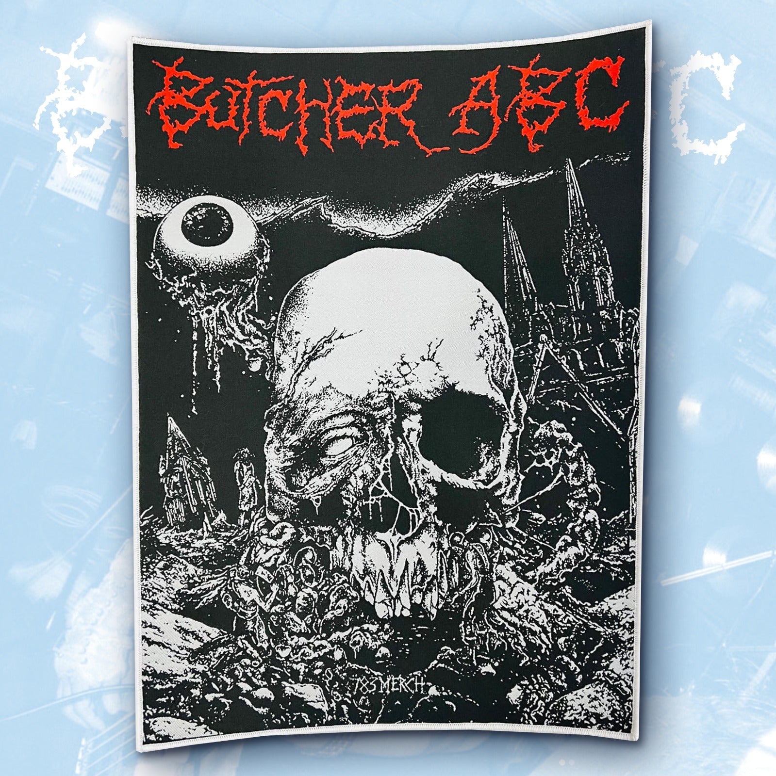 butcher-abc-north-of-hell-backpatch-dos-bordure-noire image 4