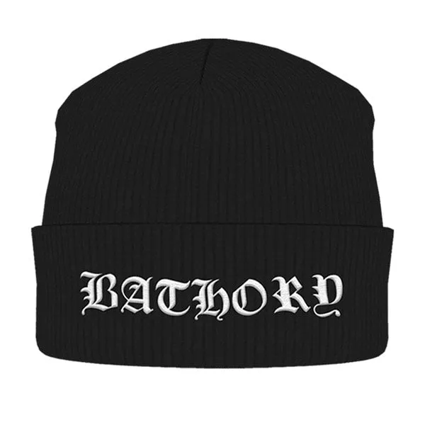 783punx-bathory-logo-bonnet-brod-noir image 1