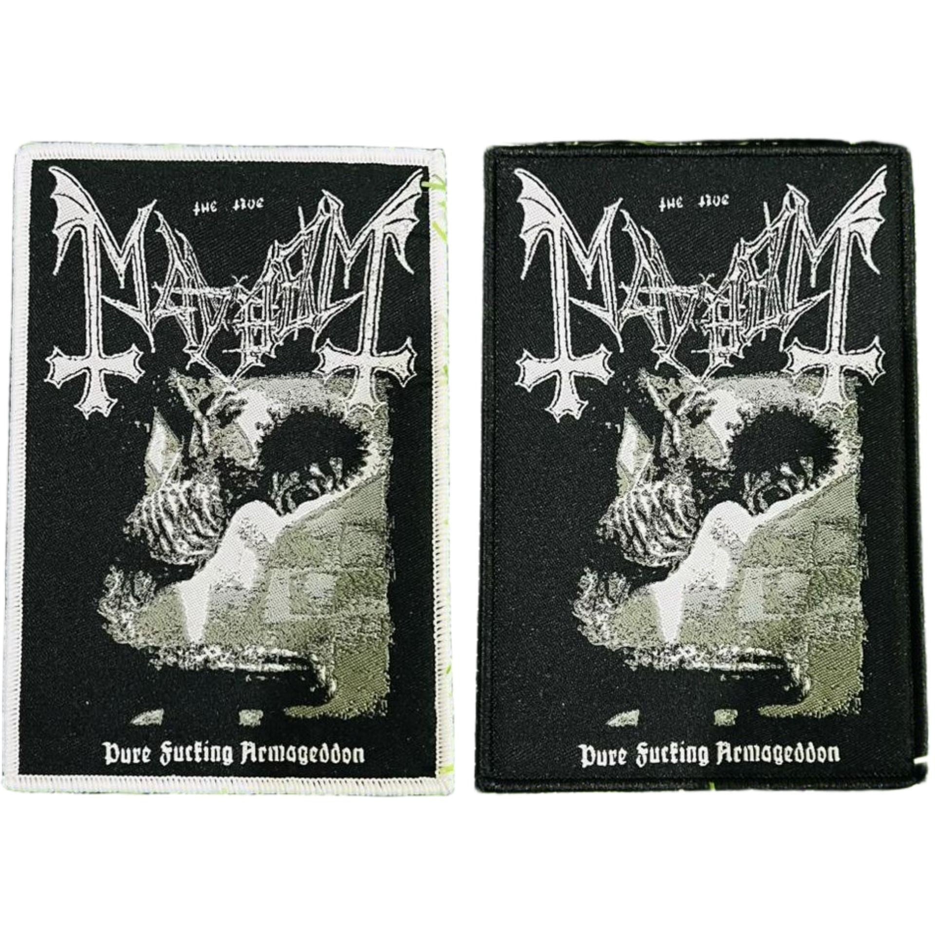 mayhem-pure-fucking-armageddon-patch-tiss-bord-blanc image 1