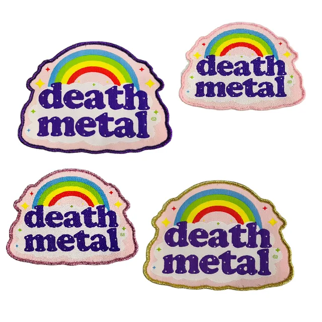 783punx-small-patch-death-metal-rainbow-cusson-rose image 1