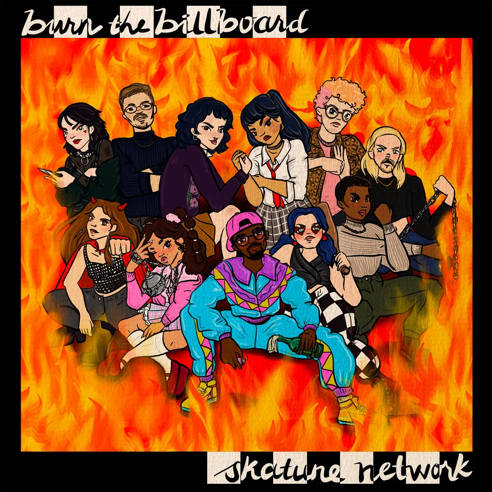 skatune-network-burn-the-billboard-vinyle-candy-floss image 1