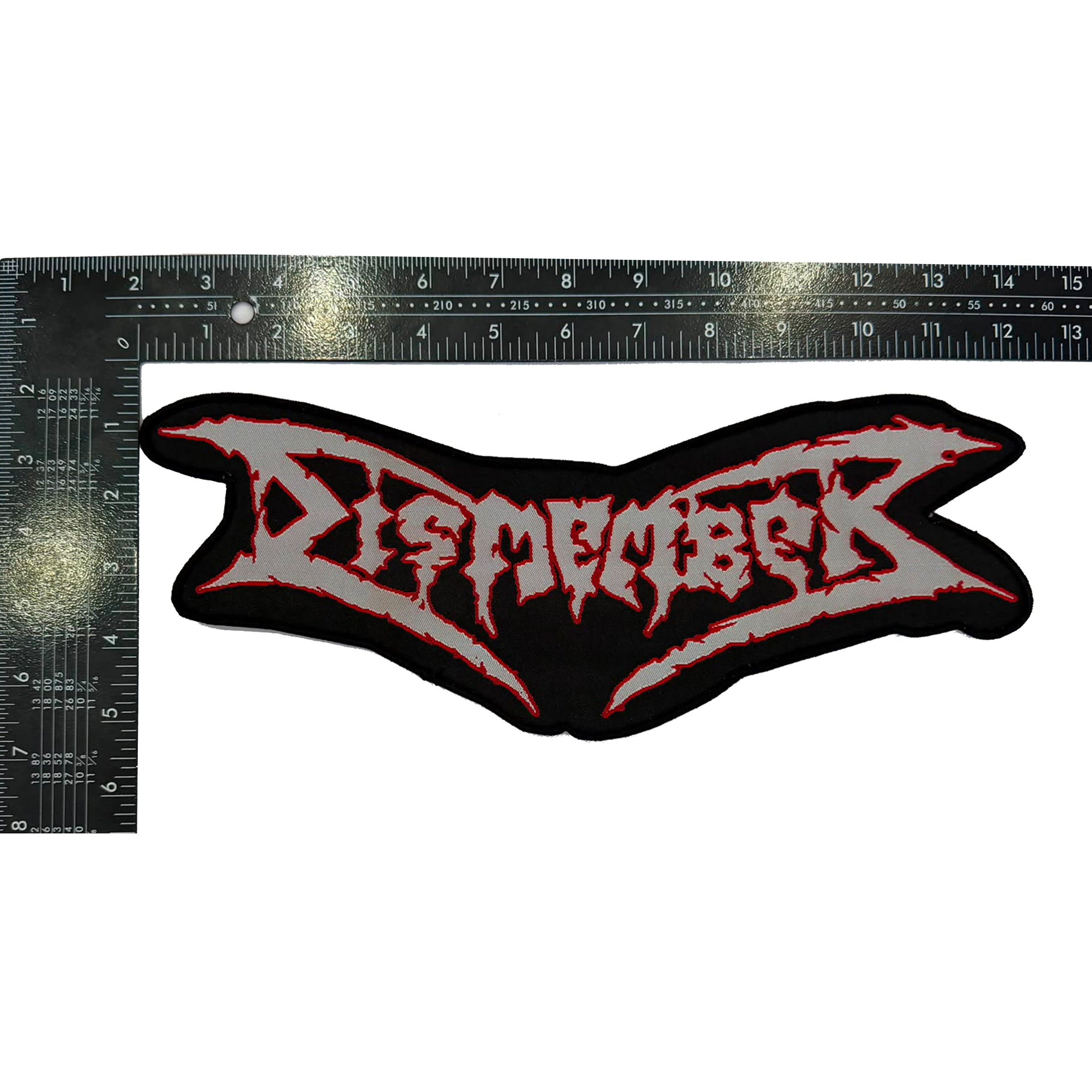783punx-oversized-patch-dismember-logo-patch-tiss-30-cm-noir image 3