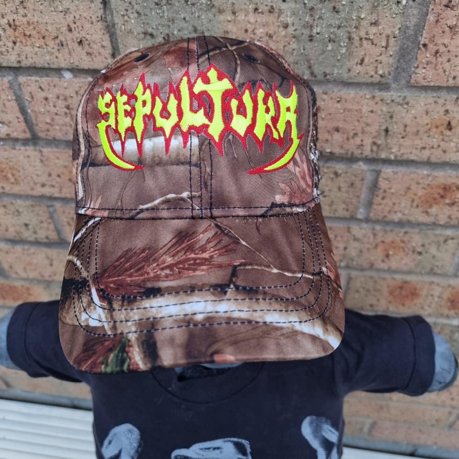 sepultura-old-logo-casquette-baseball-camouflage-phosphorescente image 3