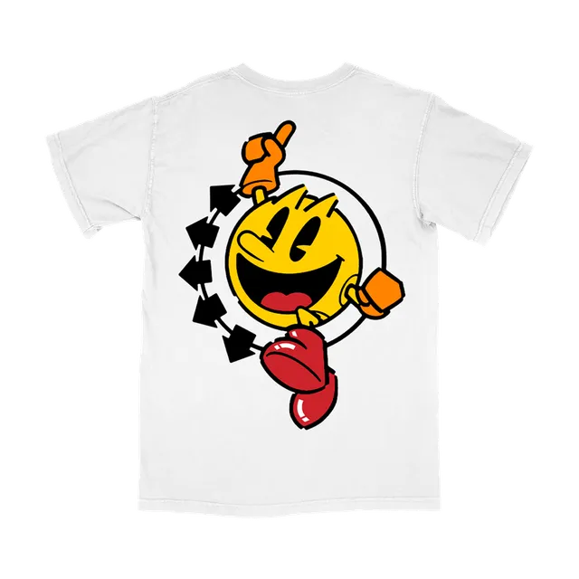 blink-182-pac-man-smiley-t-shirt-blanc image 1