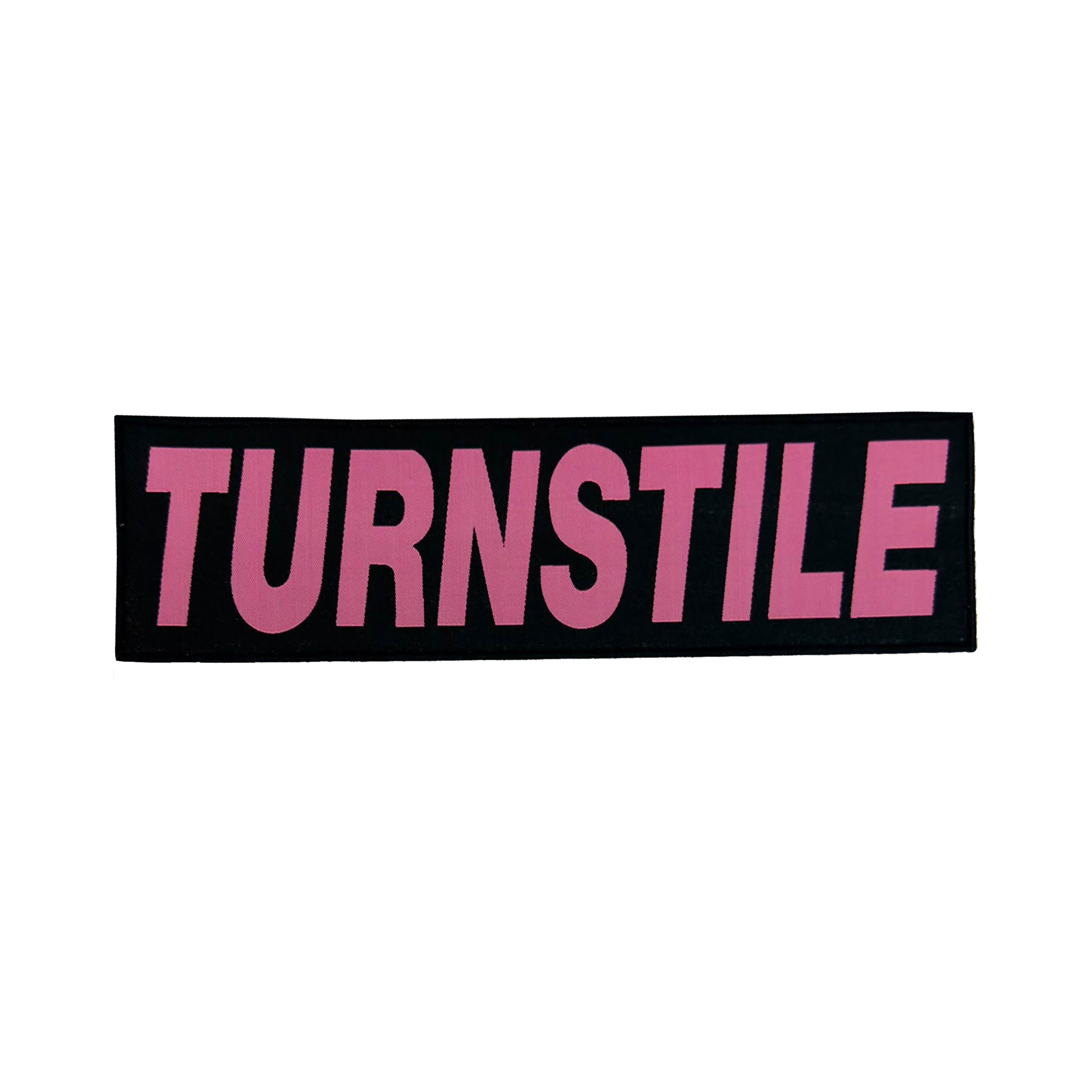 turnstile-logo-patch-tiss-xxl-dos-bordure-noire image 2