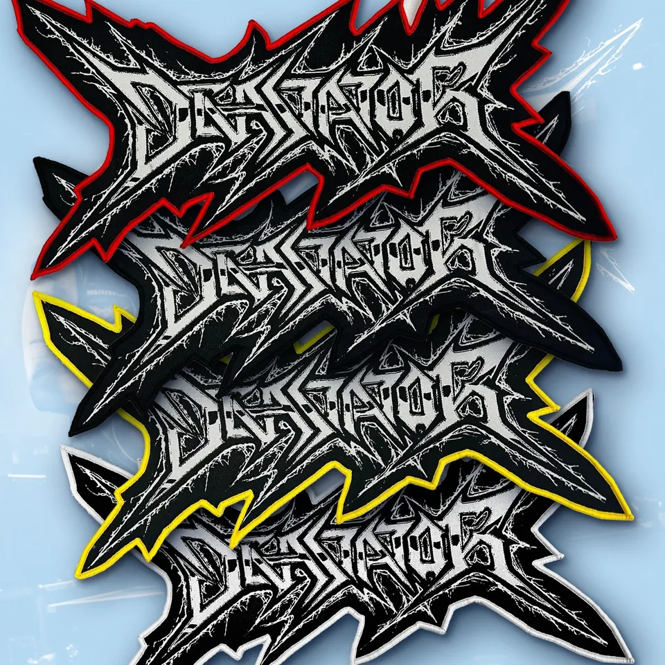 devastator-logo-patch-tiss-oversized-noir-30-cm image 1