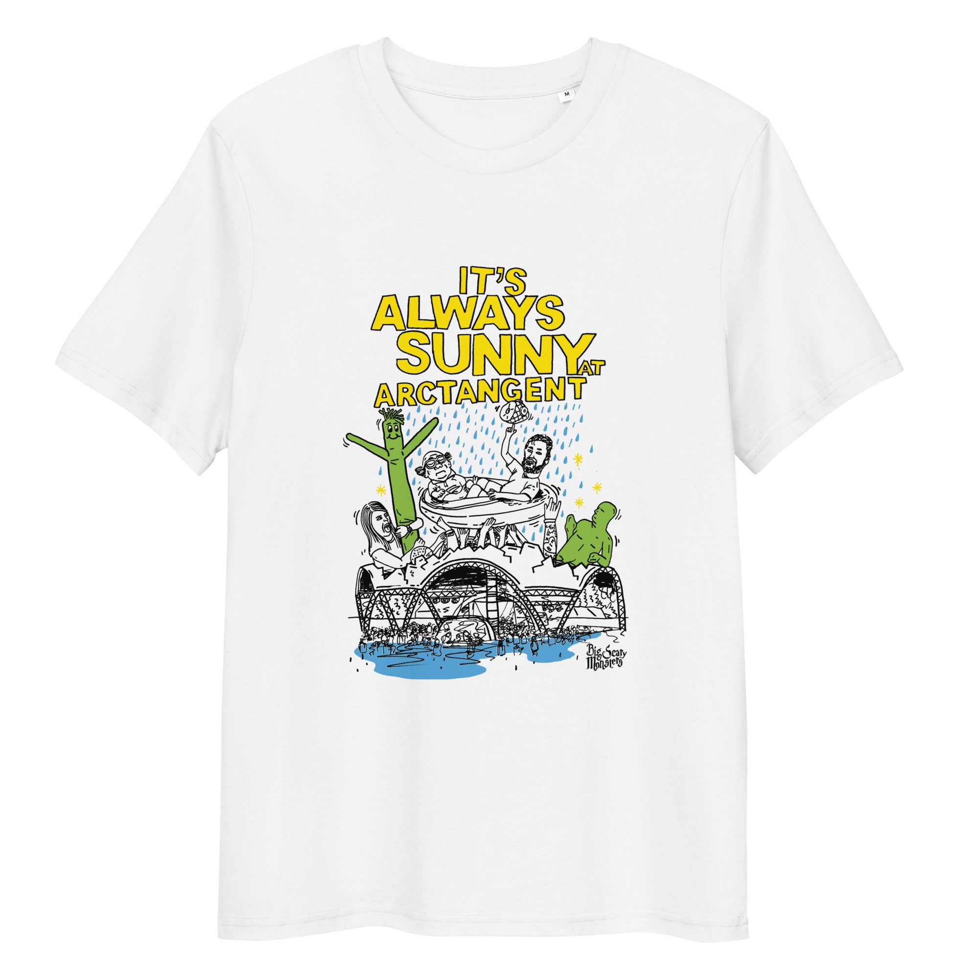 big-scary-monsters-arctangent-vs-always-sunny-t-shirt-gris-coton-bio image 1