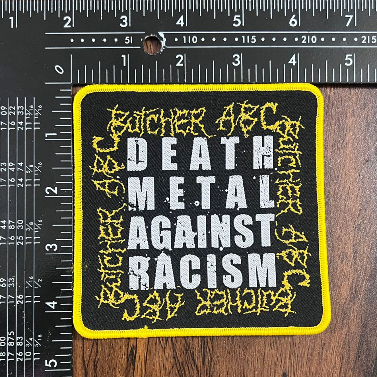 783punx-butcher-abc-death-metal-patch-tiss-jaune image 3