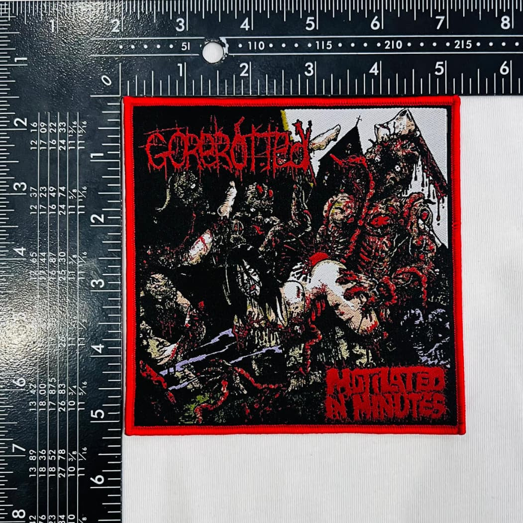 783punx-gorerotted-mutilated-in-minutes-patch-tiss-bordure-noire image 5
