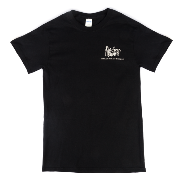 big-scary-monsters-let-s-just-do-it-be-legends-t-shirt-noir-coton image 1
