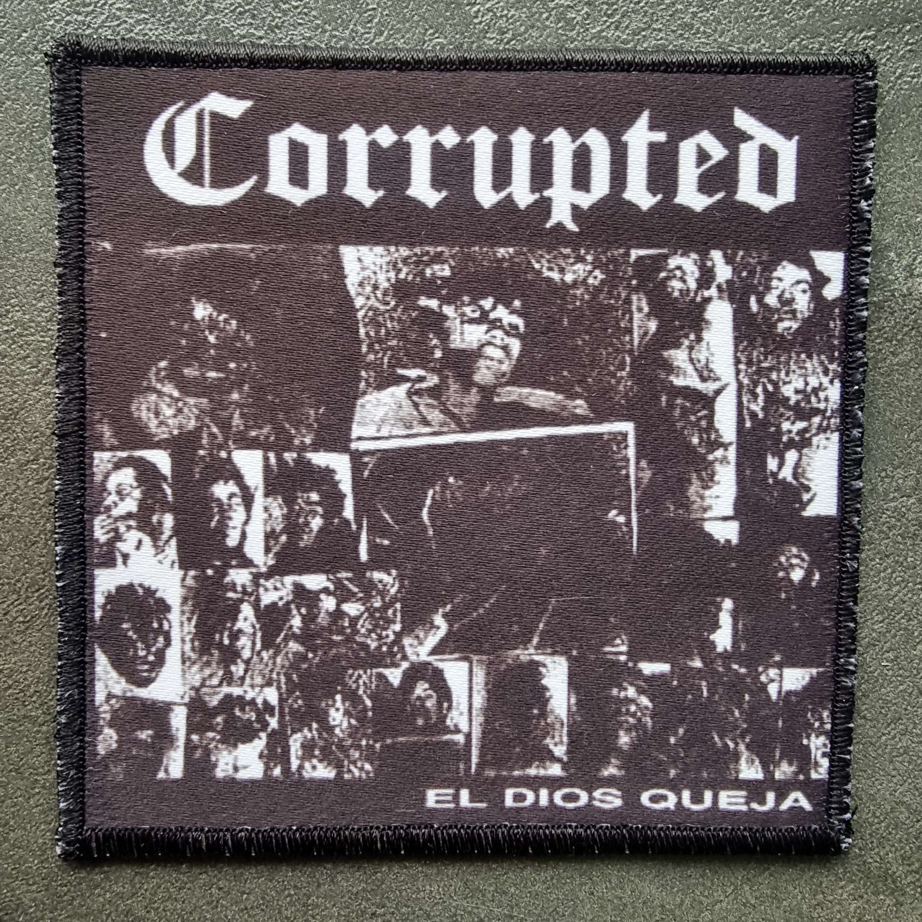 corrupted-el-dios-queja-patch-cusson-coudre-metal image 1