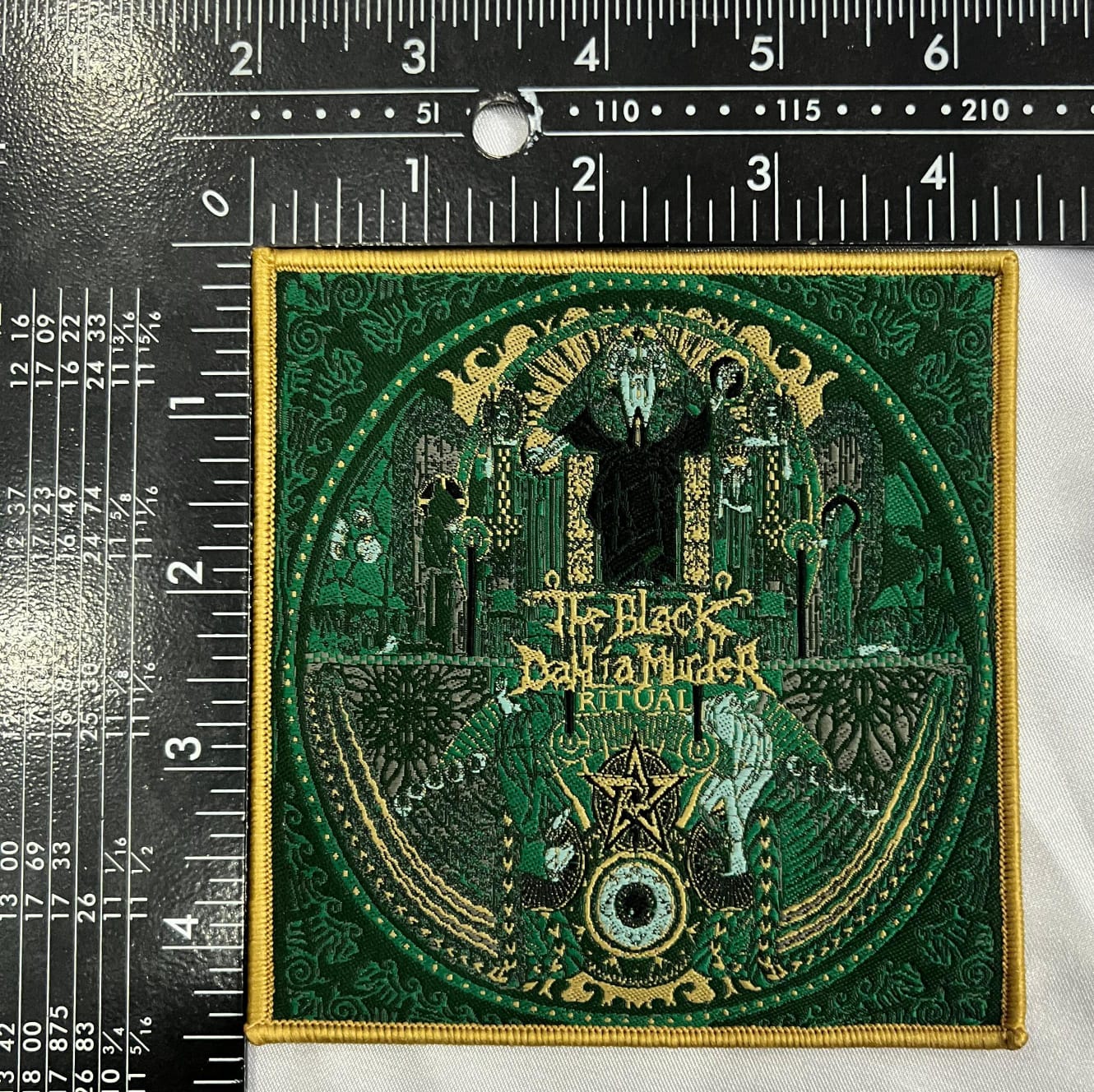 the-black-dahlia-murder-ritual-patch-tiss-bordure-noire image 6