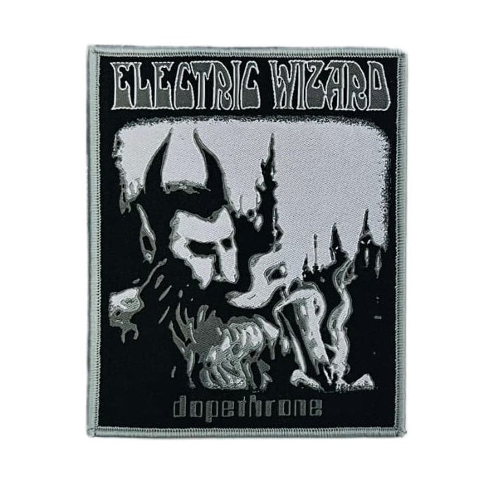 electric-wizard-dopethrone-cusson-patch-tiss-bord-gris image 2