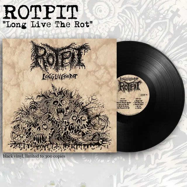 rotpit-long-live-the-rot-lp-vinyle-noir-limit-300 image 1