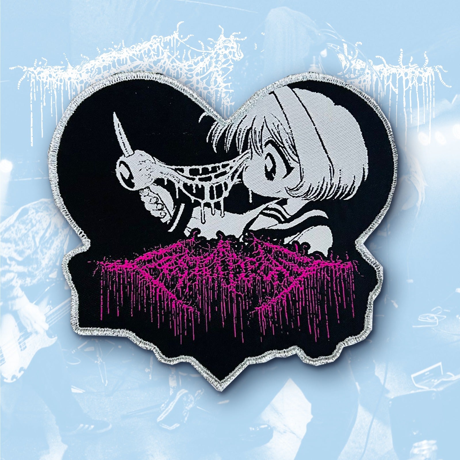 festerdecay-ichigo-cha-n-cusson-patch-tiss-bord-noir image 8
