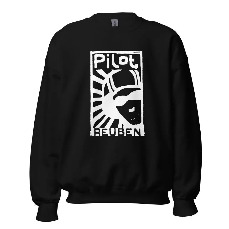 reuben-pilot-sweatshirt-coton-noir-taille-xl image 1