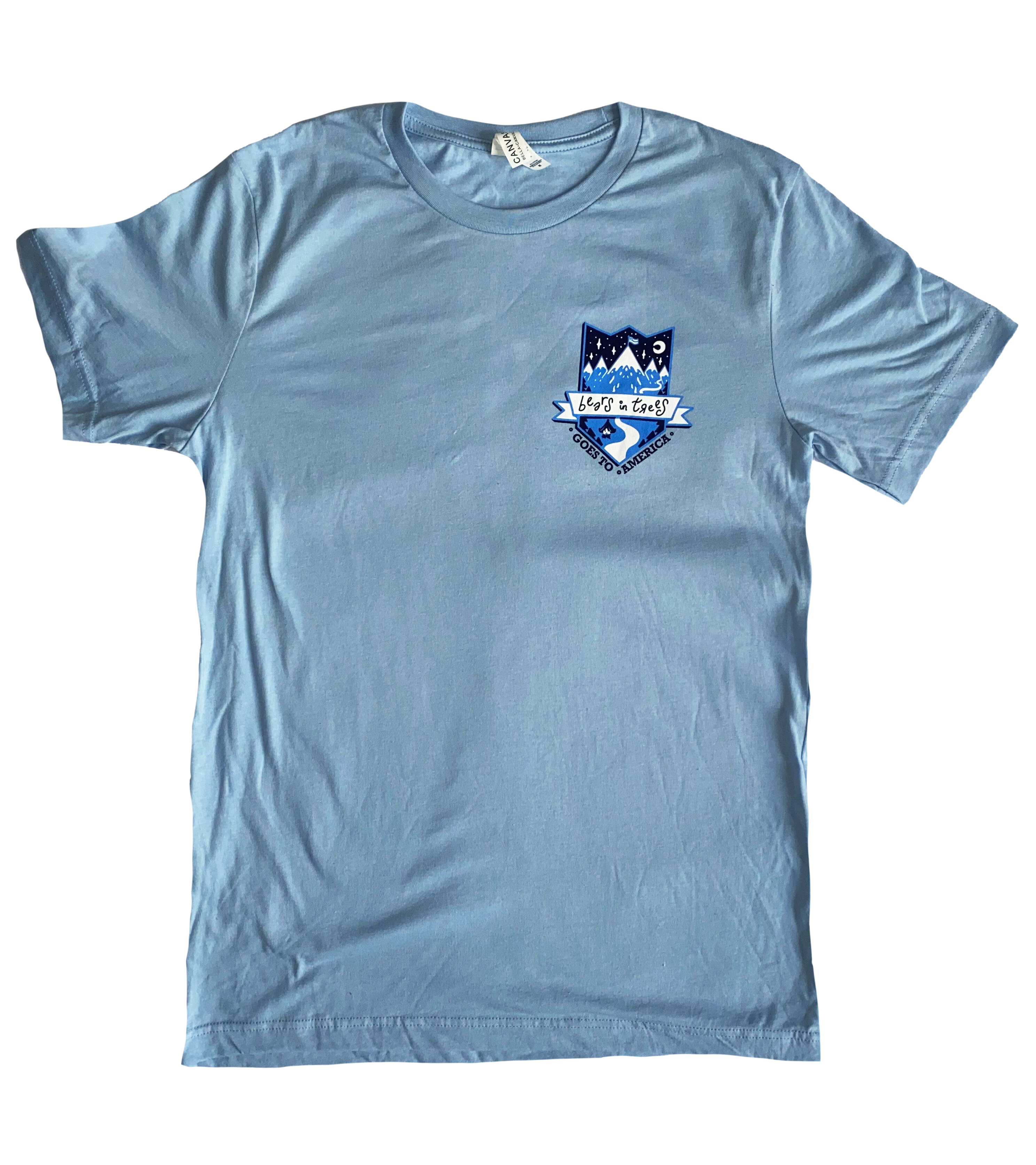 bears-in-trees-bears-in-america-t-shirt-coton-taille-m-tourn-e image 1