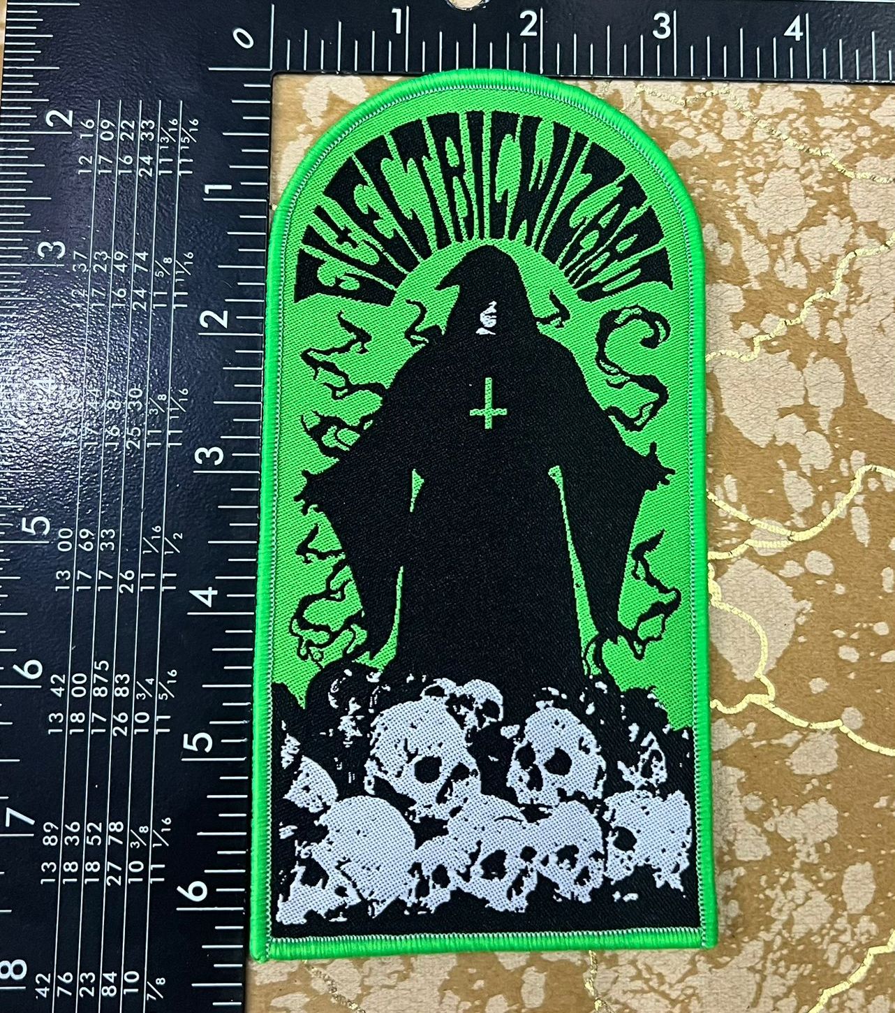 783punx-small-patch-electric-wizard-cusson-thermocollant-vert image 4