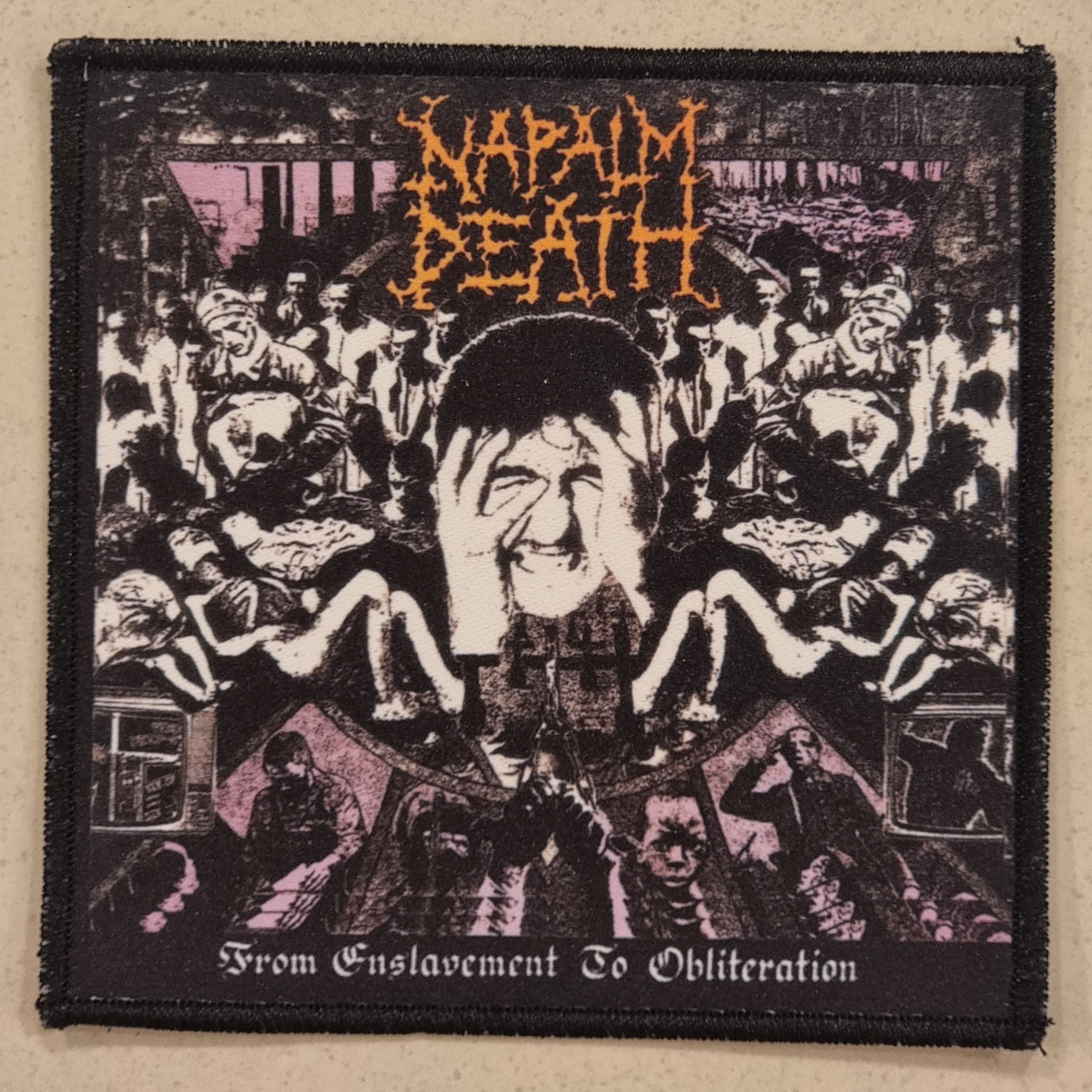 napalm-death-enslavement-obliteration-patch-grindcore image 1