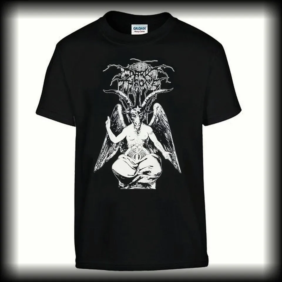 darkthrone-baphomet-t-shirt-coton-taille-m image 1