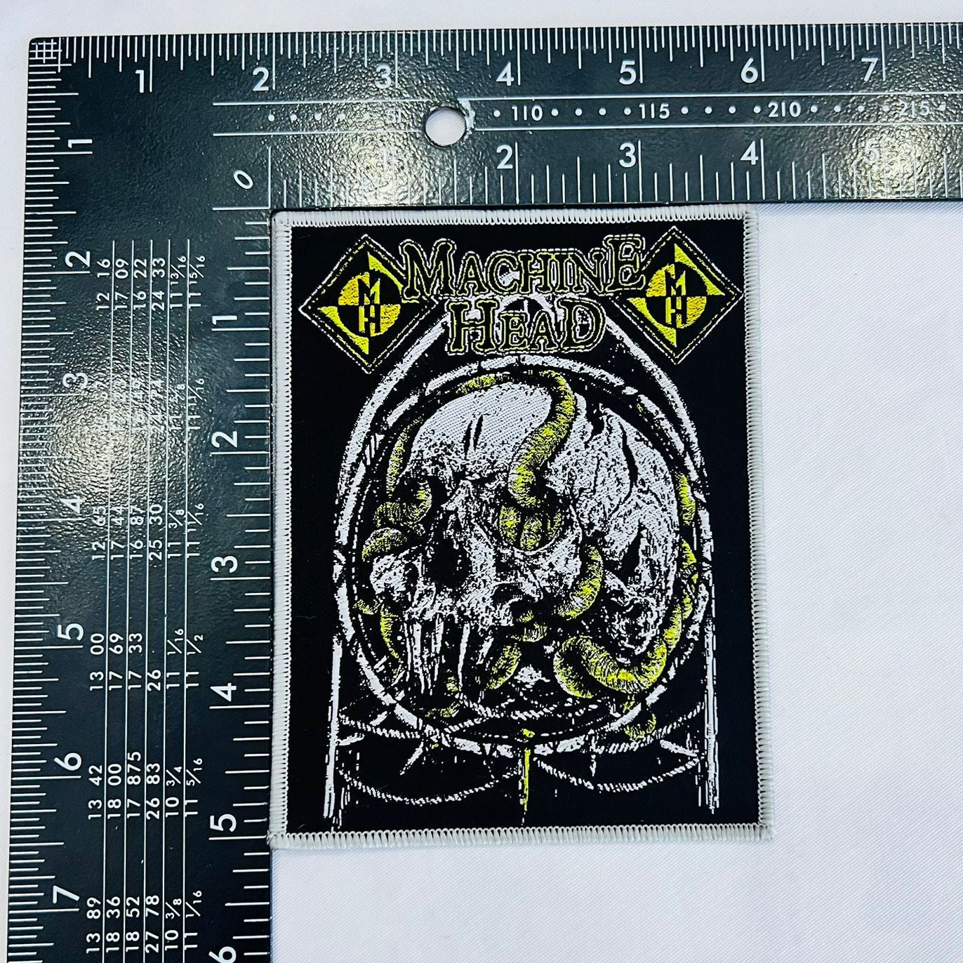 machine-head-rotten-patch-tiss-bordure-noire image 5