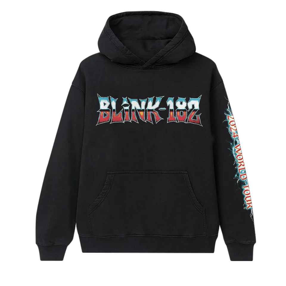 blink-182-world-tour-hoodie-noir-imprim image 1