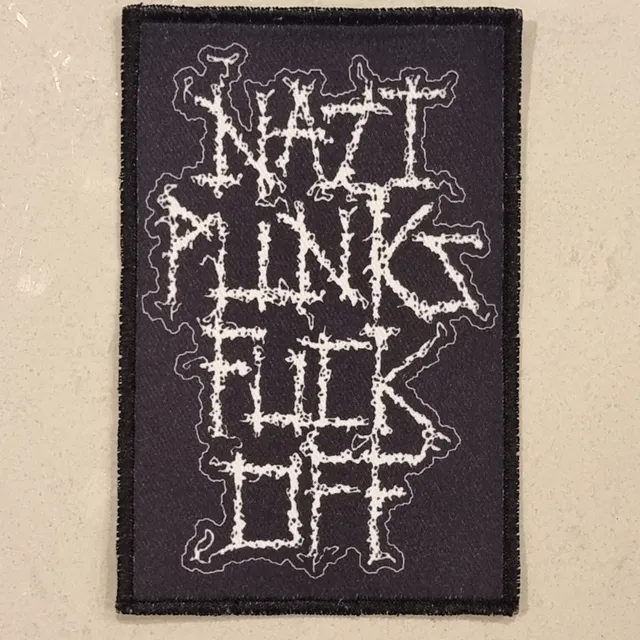 nazi-punks-fuck-off-patch-cusson-coudre-punk image 1