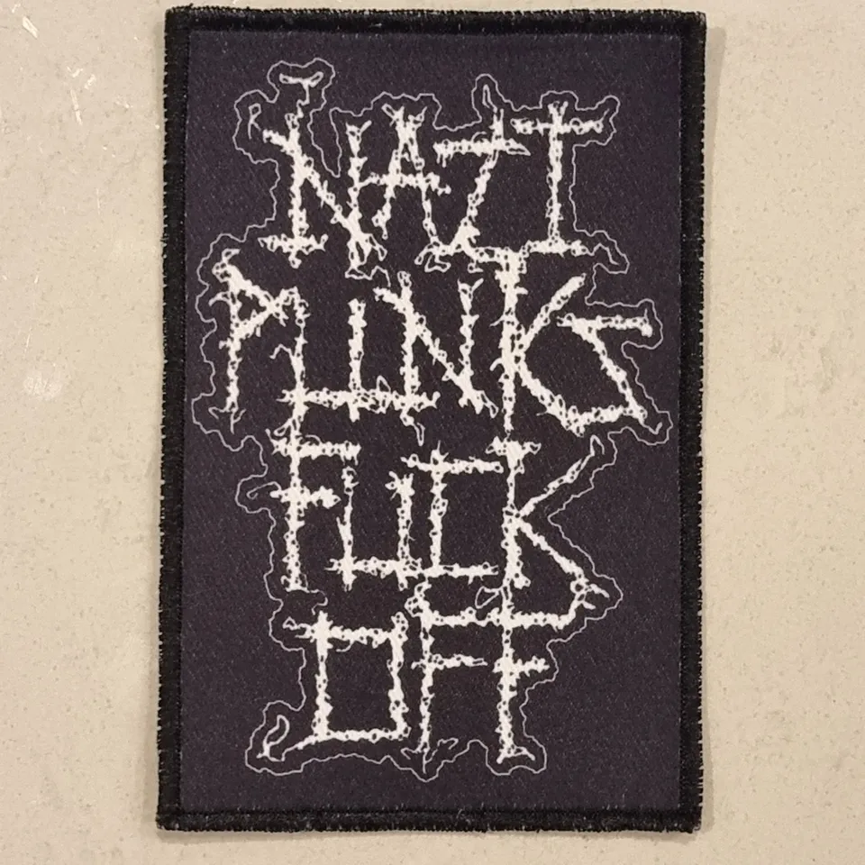 nazi-punks-fuck-off-patch-cusson-coudre-punk image 1