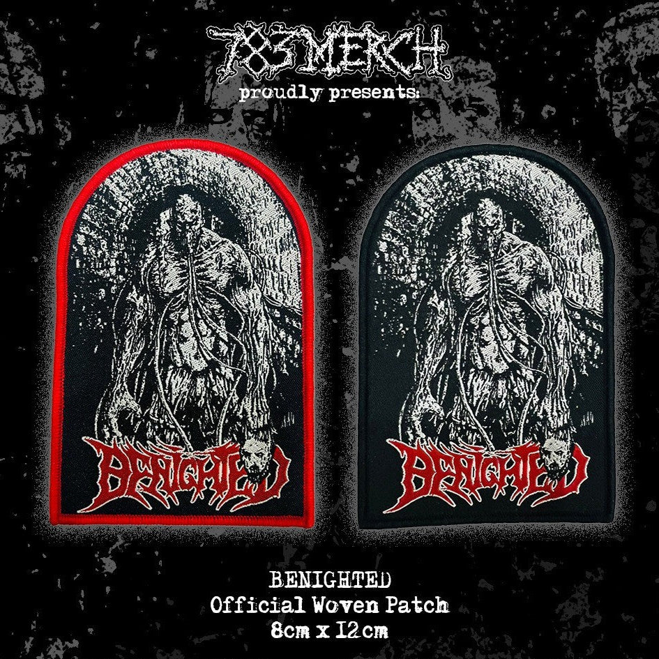 benighted-asylum-cave-patch-tiss-contour-noir-death-metal image 1
