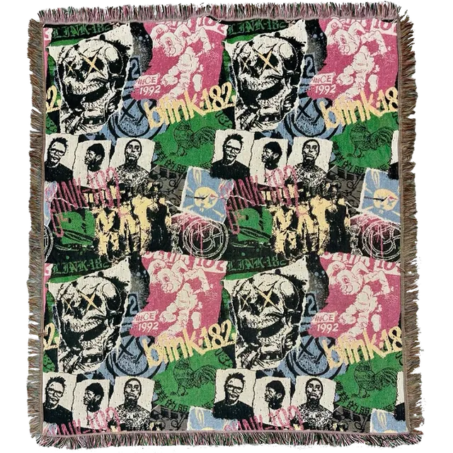blink-182-accessories-couverture-tiss-e-all-over-print-50-x-60 image 1