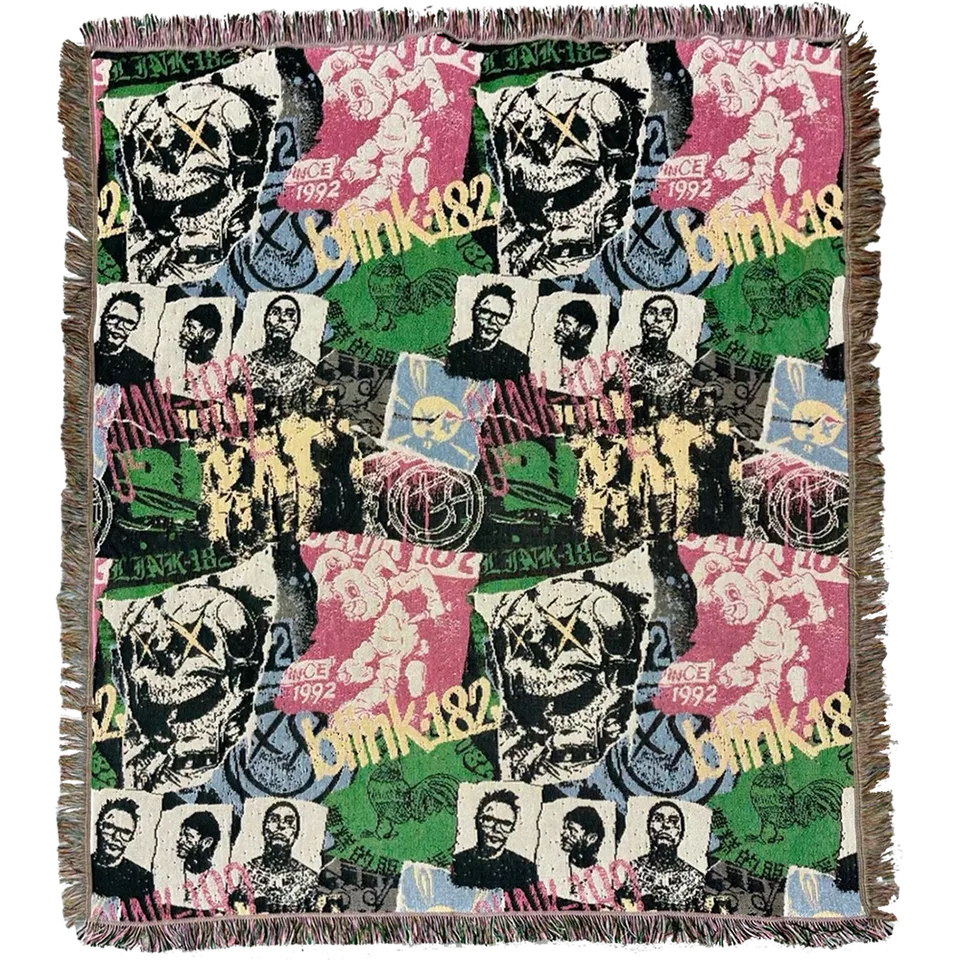 blink-182-accessories-couverture-tiss-e-all-over-print-50-x-60 image 1