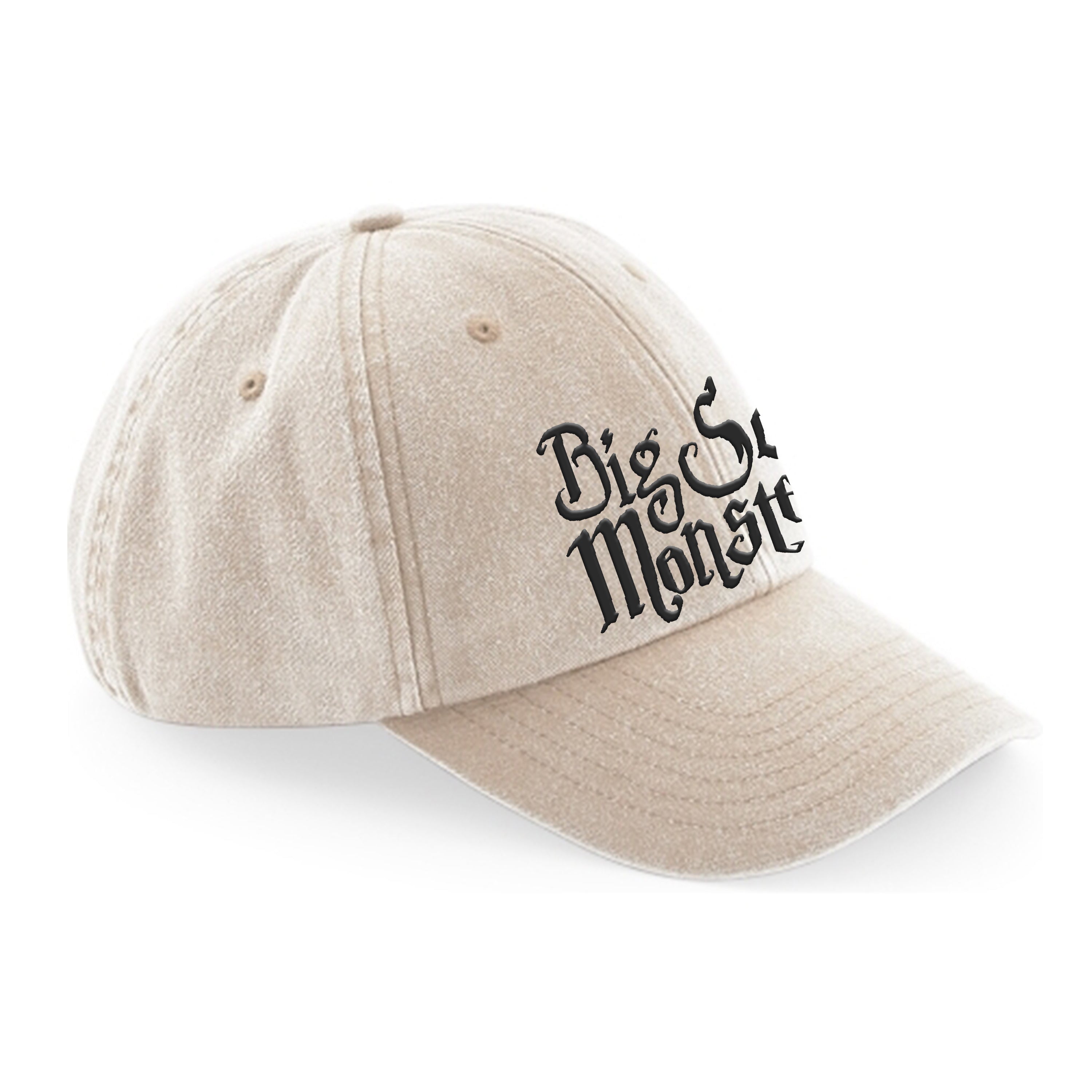 big-scary-monsters-logo-dad-cap-casquette-noir-vintage image 6