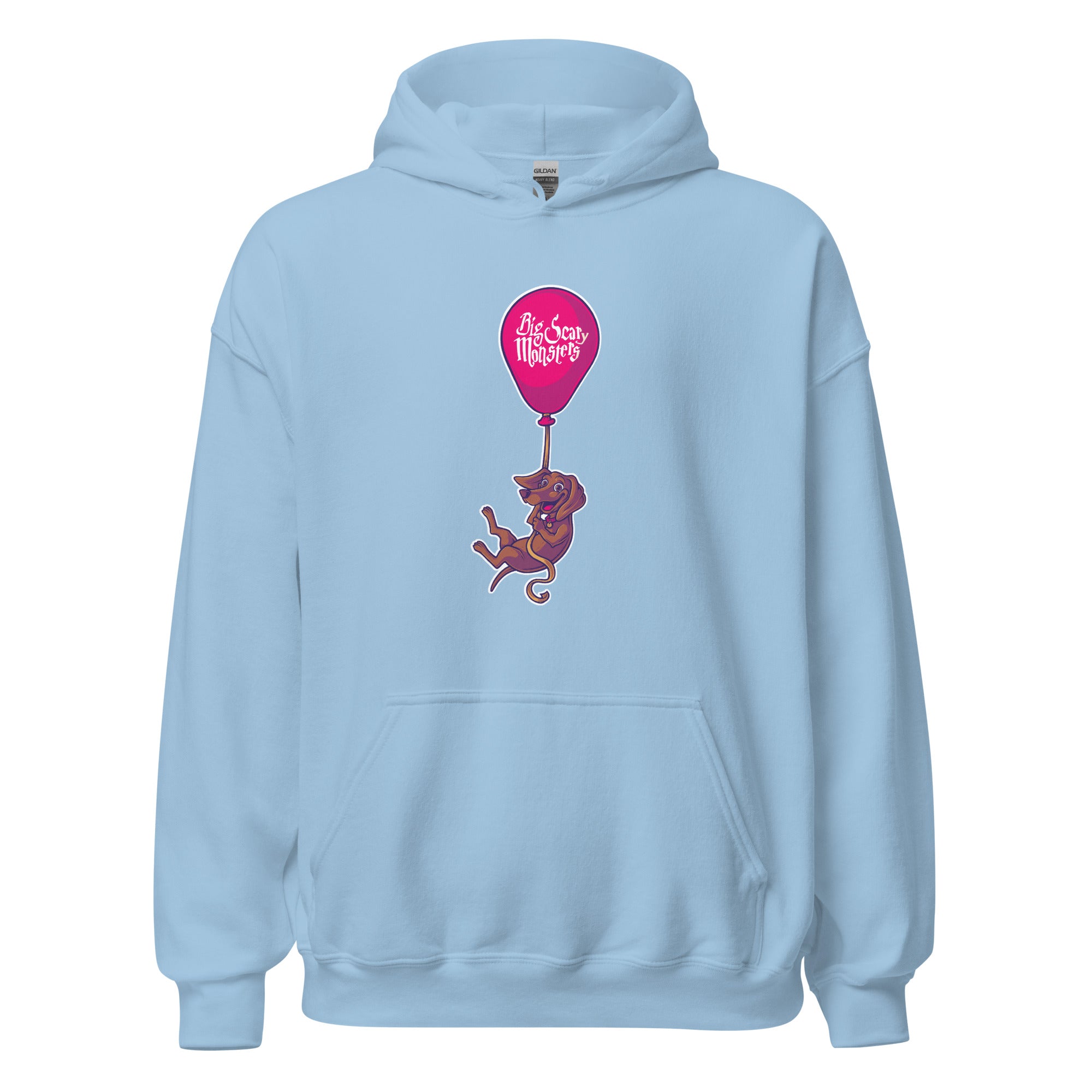 big-scary-monsters-floating-dog-hoodie-sweat-noir-coton image 7