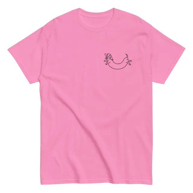 big-scary-monsters-sausage-dog-t-shirt-noir-coton-taille-m image 1