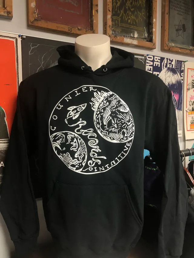 ci-logo-hoodie-sweat-capuche-noir-taille-l image 1