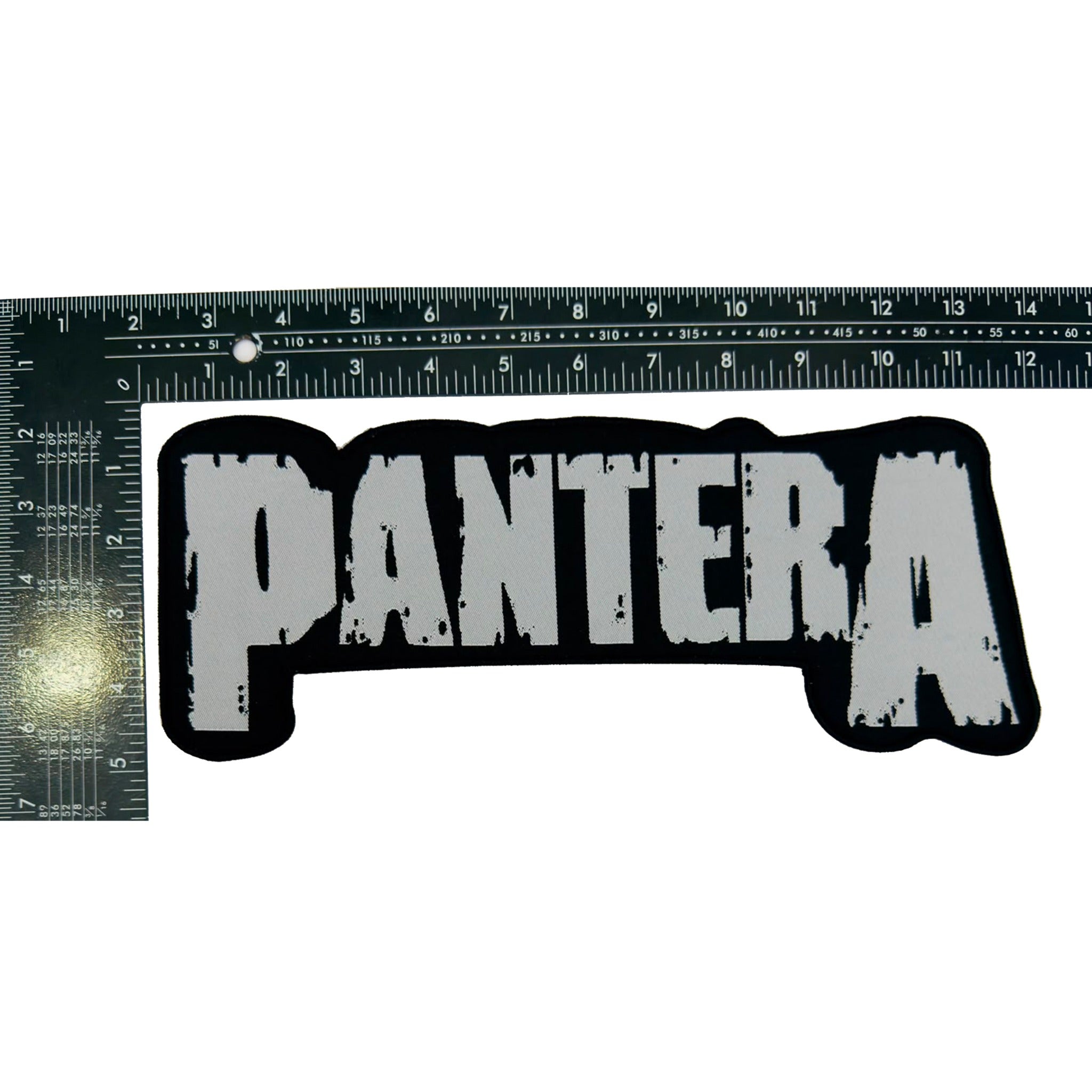 783punx-patch-pantera-logo-surdimensionn-tiss-bordure-noire image 3
