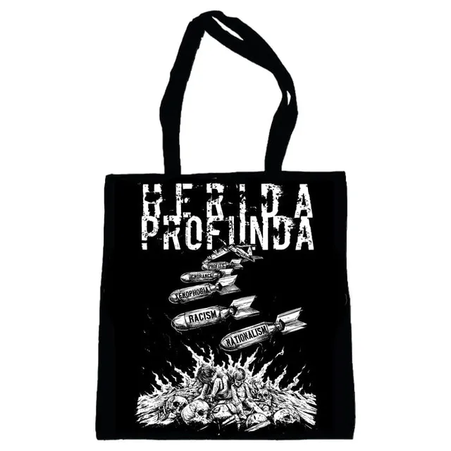 herida-profunda-refugees-welcome-tote-bag-toile image 1