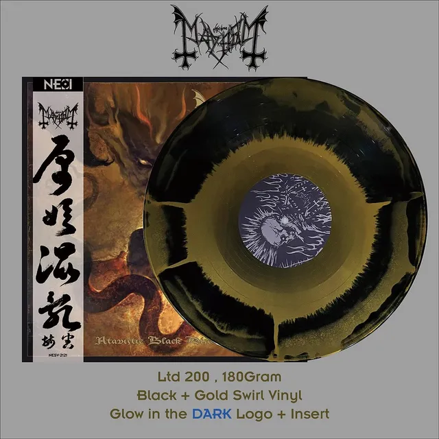 783punx-mayhem-atavistic-black-disorder-vinyle-swirl-or image 1