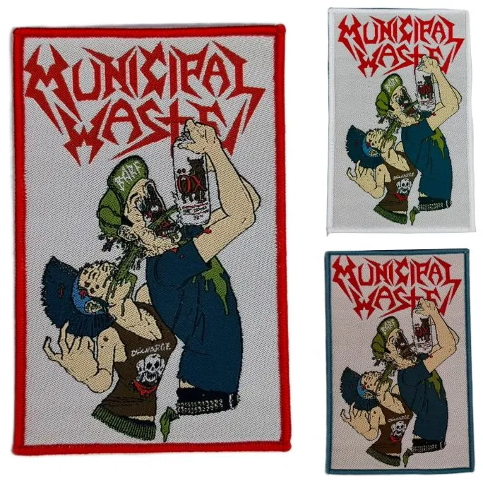 municipal-waste-beer-pressure-patch-tiss-bord-blanc image 1