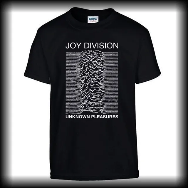 joy-division-unknown-pleasures-t-shirt-coton-noir-large image 1