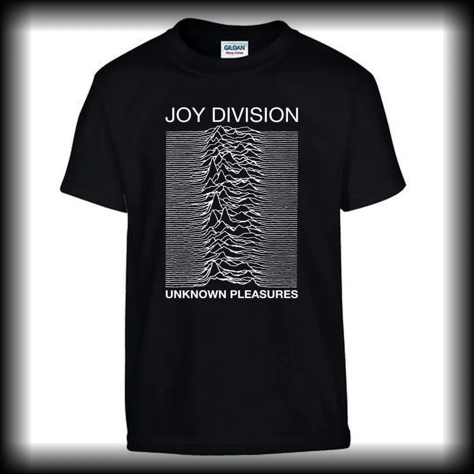 joy-division-unknown-pleasures-t-shirt-coton-noir-large image 1