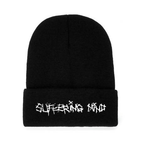 783punx-suffering-mind-logo-bonnet-brod-noir image 1