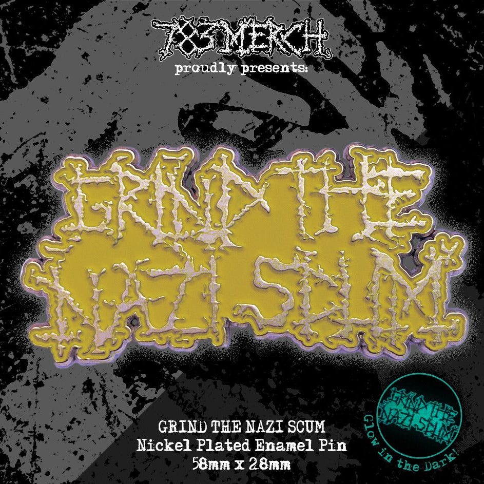 783punx-grind-the-nazi-scum-pin-mail-phosphorescent-noir image 4