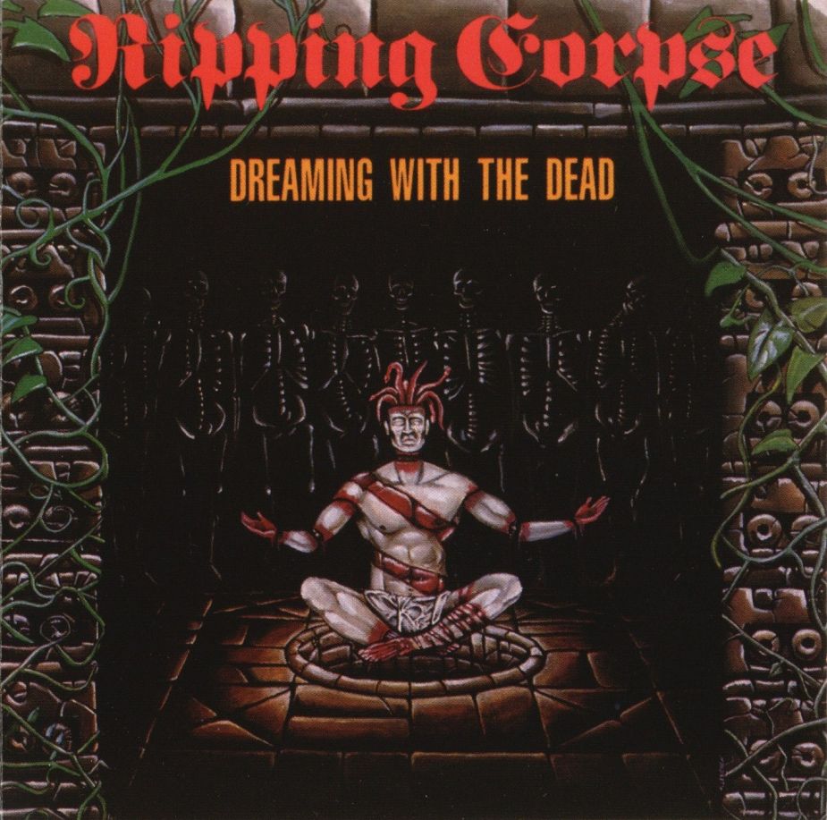 ripping-corpse-dreaming-with-the-dead-vinyle-rouge-transparent image 1